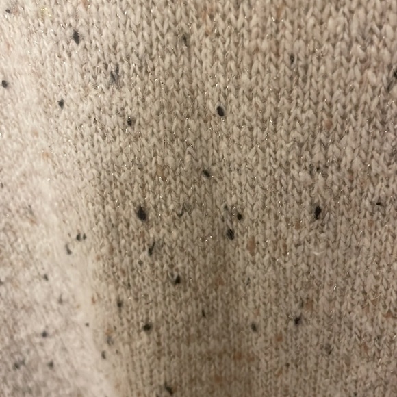 Fortune & Ivy NWT Creamish gray with black and tan specks with sparkles-Large - Picture 7 of 7